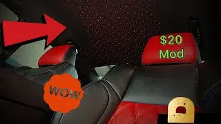 Star lights ceiling in Dodge Charger