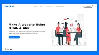 Create A Landing Page using HTML & CSS