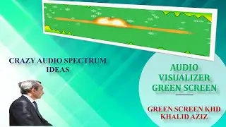 AUDIO VISUALIZER GREEN SCREEN || CRAZY SPECTRUM GREEN SCREEN || GREEN SCREEN KHD