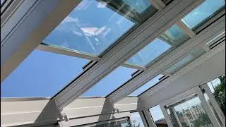 AÇILIR CAM TAVAN - KIŞ BAHÇESİ / OPEN GLASS ROOF - WINTER GARDEN info@polopergola.com 0216 343 38 38