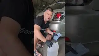 Как и чем можно стереть следы чужой краски на вашем бампере, если вас или вы кого-то притерли