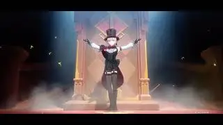 Lyney and the guest magic show with the boxes. Epic fail