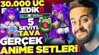 DESTANSI ANİME SETLERİ ve GELİŞTİRİLEBİLİR TAVA GELDİ! 30.000 UC HERŞEYİ ALDIK! PUBG Mobile