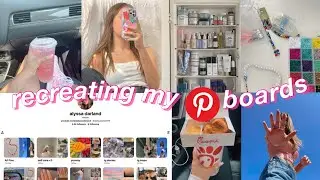 recreating my pinterest boards!!