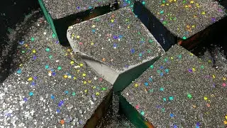 Dyed & Plain Jane Gym Chalk Topped with Baby Oil & Glitter