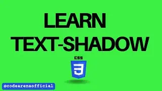 How to do Text Shadow in CSS