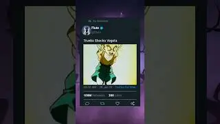 Trunks Shocks Vegeta 