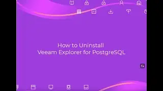 How to uninstall Veeam Explorer for PostgreSQL from Windows completely