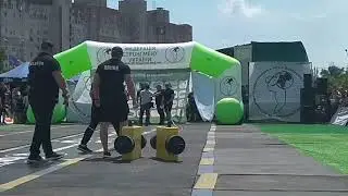 Стронгмены в Кривом Роге   упражнение Прогулка  Фермера
