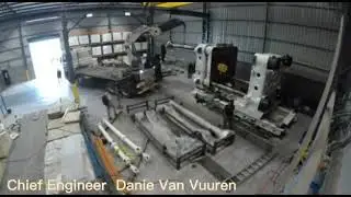 WELLTEC 2550JSEII  two platen injection molding machine installation