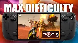 Max Difficulty HELL DIVERS 2 on STEAM DECK - Performance Test
