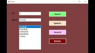 VB.net: How to insert, update, delete and search data in listbox using sql server database