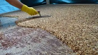 How-To Install Epoxy Natural Stone Flooring