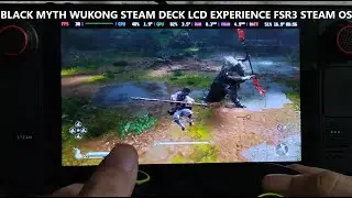 Black Myth Wukong Steam Deck LCD Experience | FSR 3 Frame Generation Steam OS 3.6 | Boss Fights