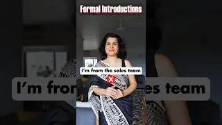 Self Introduction in English - Formal Introduction | #Shorts #selfintroduction #english