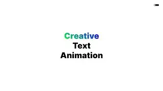 Making Creative Text Animation / ASMR Coding