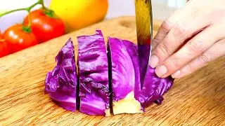 Delicious Red Cabbage Salad with Mango - The Perfect Salad Recipe for the New Year 2022