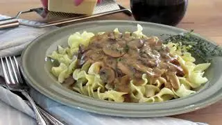 Vegan Mushroom Stroganoff Recipe Video