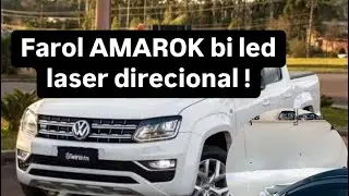 Farol AMAROK 2023 Direcional , neblinas BI-LED E LANTERNA LED! Olha esse RESULTADO