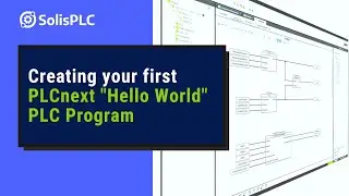 PLCnext PLC Programming | Creating your First Hello World PLC Program