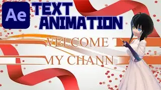 【After Effects】[TEXT ANIMATION] TEXT ANIMATION WITH CC SCALE WIPE EFFECT