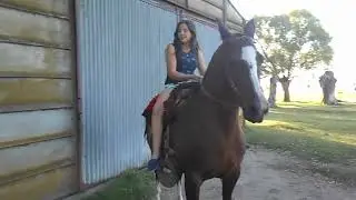 Bold Girl Riding Horse | Cruel