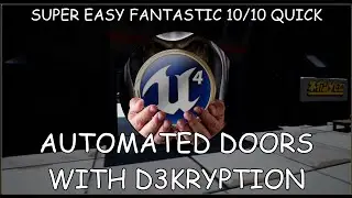 Unreal Engine 4 (UE4) - Automatic Door in 6 minutes using Blueprints tutorial! Easy!