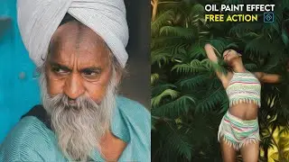 Oil Paint Effect in Photoshop | Free Photoshop Action