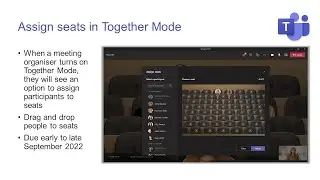 Microsoft Teams meetings: assign seats in Together Mode