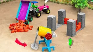 top most creative Diy How to make mini Animals Barn contruction science project