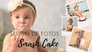 Sesión de fotos Smash Cake | Primer Cumpleaños de Laia