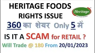 HERITAGE FOOD RIGHTS AT 5 PER SHARE ONLY | IS IT A SCAM |