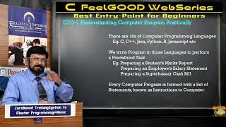 CFG-1: Understanding Computer Program Practically
