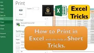 How to print correctly in excel/ एक्सेल में सही तरीके से कैसे प्रिंट करें? 