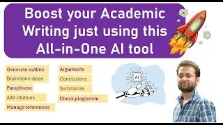 How to write research papers, thesis and essays using AI: Yomu (auto write feature, no plagiarism)