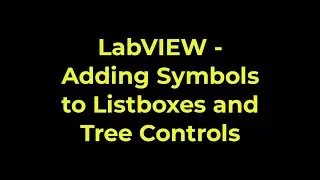 LabVIEW - Adding Symbols to Listboxes and Tree Controls