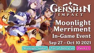 In-Game Event: Moonlight Merriment 2021 - Minigames | Patch 2.1 | Genshin Impact