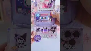 Jookstogo ASMR Cute Sanrio Kuromi Retro Casette Tape Iphone Case and pouch 