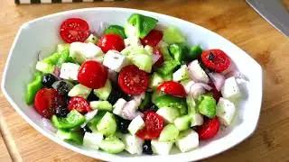 The Best Greek Salad  Recipe Quick and delicious