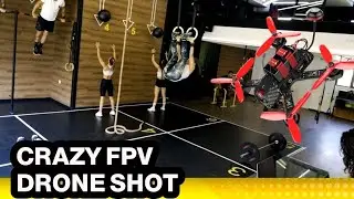 Crazy FPV Drone Shot In A Fitness Center - BTS-GRAM PODCAST 1