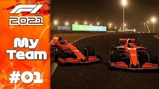 F1 2021 GAMEPLAY:  212 MOTORSPORT IS BORN AGAIN! My Team Career Mode S1 Round 1 Bahrain GP! 4K60