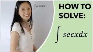 Integral of sec x | Math with Janine