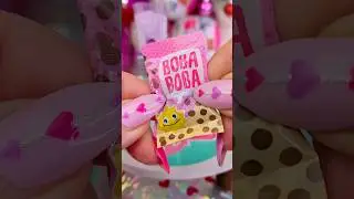 Making the tiniest Boba 🧋 #boba #minifood  #makeitminifood #asmr #craft #diy #shorts