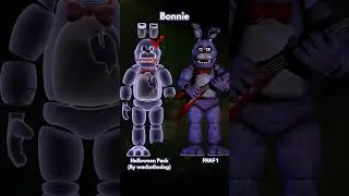 FNAF 1 Halloween Animatronics Vs Original