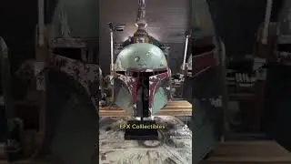 All three officially licensed Boba Fett Helmets in my man cave