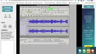 Audacity Online Audio Editor by OffiDocs - Create audio & audios amplify