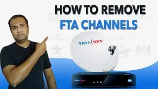 How to Remove FTA Channels on Tata Sky | How to Remove Tata Sky Free channels | Delete FTA Channels