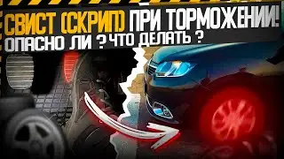 Что делать, если при торможении слышен свист или скрежет? Опасно ли это?