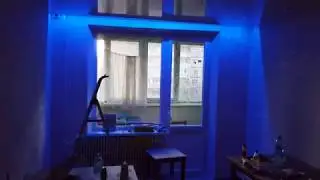 Установка светодиодной ленты с AliExpress, Как установить светодиодную ленту, RGB лента в комнату