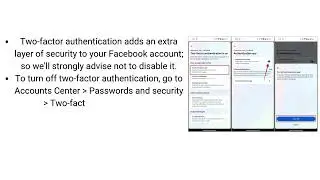 How to Turn Off Two-Factor Authentication on Facebook